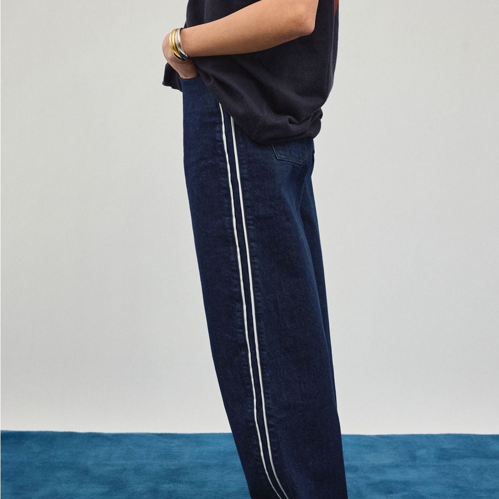 Pinstripe Track Denim - Picture 5 of 8